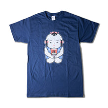 Load image into Gallery viewer, Blue Den-chan Tea Shirt - FREE With Purchases $250 or More!