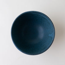 Load image into Gallery viewer, Polka Dot Navy Matcha Bowl