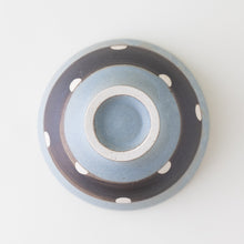 Load image into Gallery viewer, Polka Dot Gray Matcha Bowl