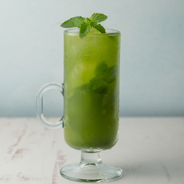 Matcha Summer Recipes - Matcha Mint Soda