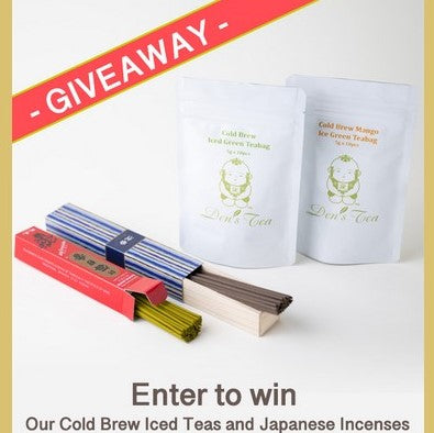 Enter to win Our Cold Brew Iced Teas and Japanese Incenses