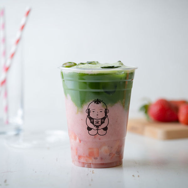 Strawberry Matcha Latte