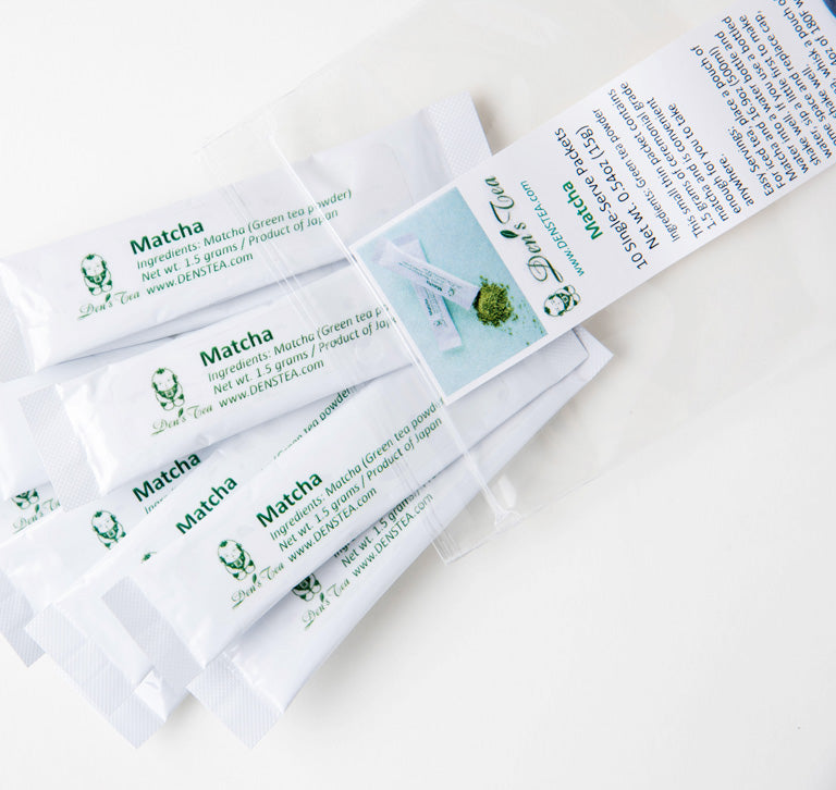 Matcha To Go - Single-Serve Packet – Den's Tea
