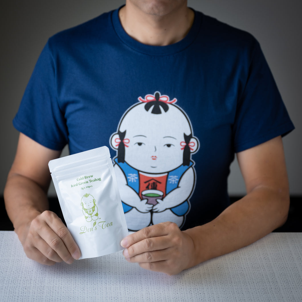 Blue Den-chan Tea Shirt - FREE With Purchases $250 or More!