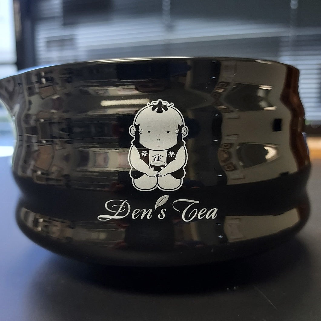Not-so-Den-chan Spouted Den-chan Black Matcha Bowl